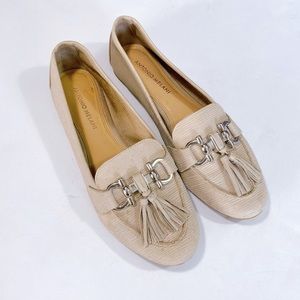 Antonio Melani Gray Suede Loafers US11